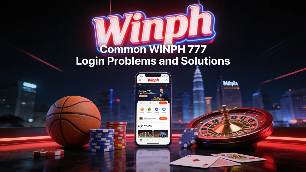winph in the Philippines — Common WINPH 777 Login Problems and Solutions
